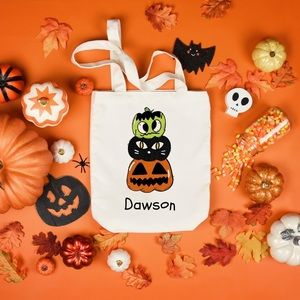 Canvas tote bag for trick or Treat